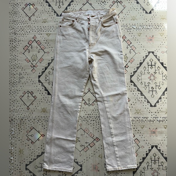 DOEN Diana Jeans in Oat/Cream Size 25 - Picture 6 of 13